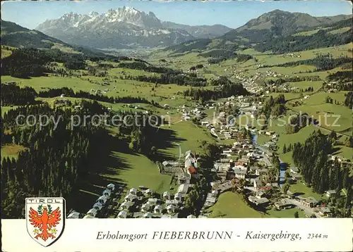 Fieberbrunn Tirol Fliegeraufnahme Kat. Fieberbrunn