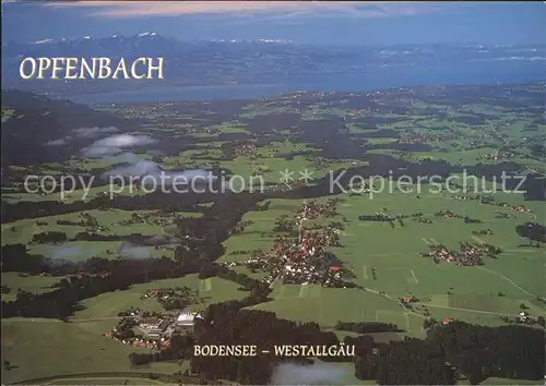 Opfenbach Fliegeraufnahme Kat. Opfenbach