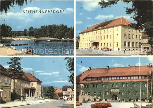 Seifhennersdorf Waldbad Silberteich Filmtheater Rathaus Kat. Seifhennersdorf