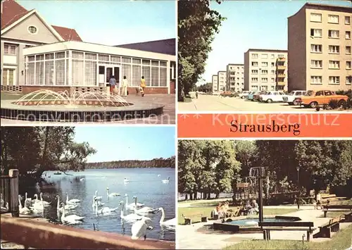 Strausberg Brandenburg Haus der NVA Klub am SeeFichteplatz Kat. Strausberg