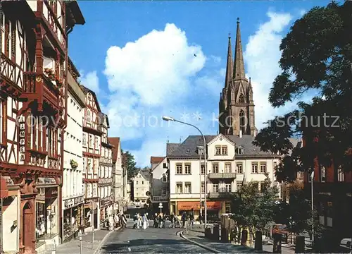 Marburg Lahn Steinweg Elisabethkirche Kat. Marburg