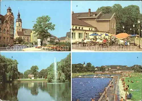 Taucha Sachsen Eilenburger Strasse Stadthalle Gondelteich / Taucha /Nordsachsen LKR