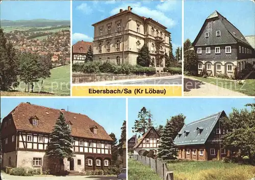 Ebersbach Sachsen Altes Rathaus Umgebindehaeuser Kat. Ebersbach Sachsen