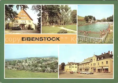 Eibenstock Buehlhaus Ernst  Thaelmann  Gedenkstaette Freibad Kat. Eibenstock