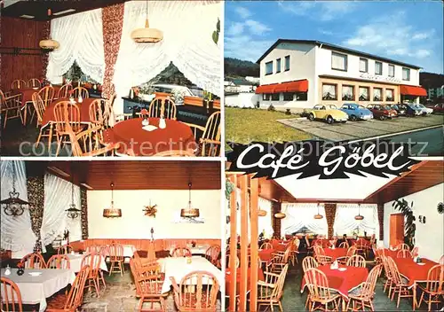 Herborn Hessen Cafe Goebel Kat. Herborn