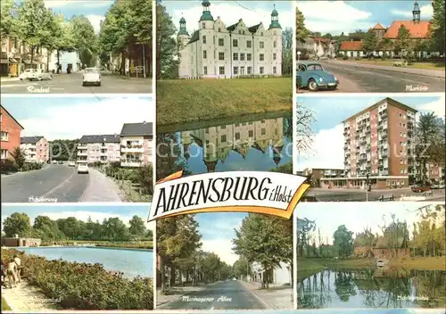 Ahrensburg Rondeel Schaeferweg Manhagener Allee Schwimmbad Kat. Ahrensburg