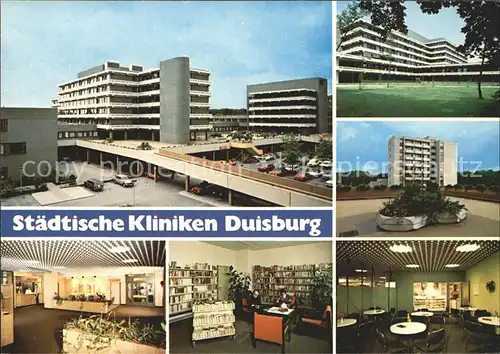 Duisburg Ruhr Staedtische Kliniken Kat. Duisburg