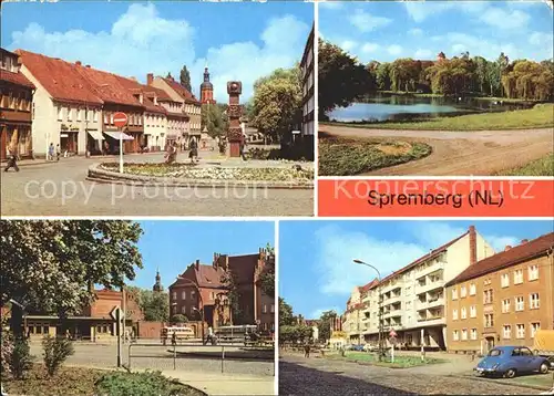 Spremberg Niederlausitz Clara  Zetkin  Strasse Schloss Busbahnhof Kat. Spremberg