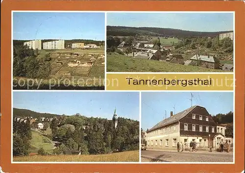 Tannenbergsthal Vogtland Neubaugebiet Gaststaette Zur Tanne Kat. Tannenbergsthal Vogtland