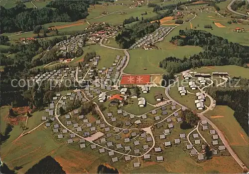 Siegsdorf Oberbayern Fliegeraufnahme Ferienpark Vorauf Kat. Siegsdorf