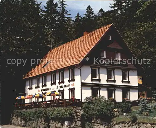 Seebach Ortenaukreis Gasthaus Pension Wolfsbrunnen Kat. Seebach