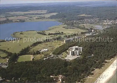 Sellin Ostseebad Ruegen Fliegeraufnahme mit Cilff Hotel Kat. Sellin Ostseebad