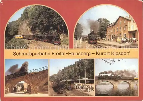 Kipsdorf Schmalspurbahn Freital Hainsberg Kat. Altenberg