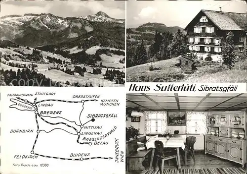 Sibratsgfaell Vorarlberg Haus Sutterlueti Kat. Sibratsgfaell