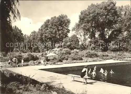 Kahla Thueringen Schwimmbad Kat. Kahla Thueringen