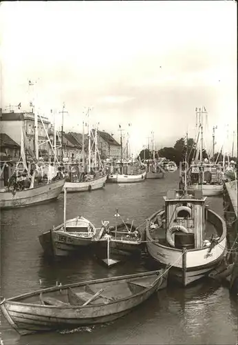 Ueckermuende Mecklenburg Vorpommern Hafen Kat. Ueckermuende