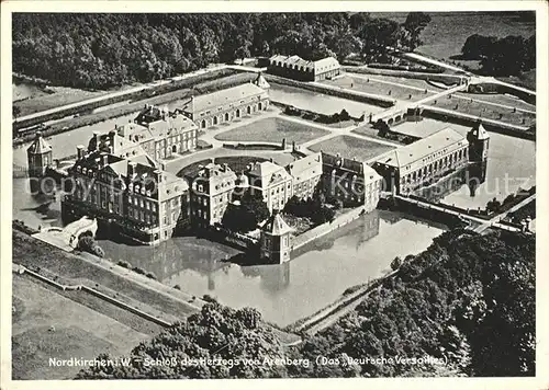 Nordkirchen Fliegeraufnahme Schloss des Herzoges von Arenberg Kat. Nordkirchen