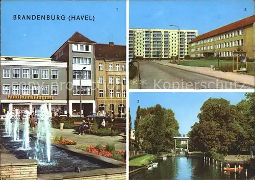 Brandenburg Havel Kaufhaus Magnet Stadtschleuse Kat. Brandenburg