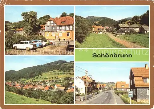 Schoenbrunn Greiz FDGB Erholungsheim Huette Kat. Vogtlaendisches Oberland