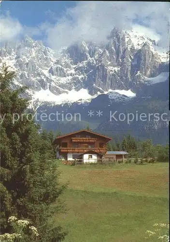 Wilder Kaiser mit Wohnhaus Kat. Wildermieming