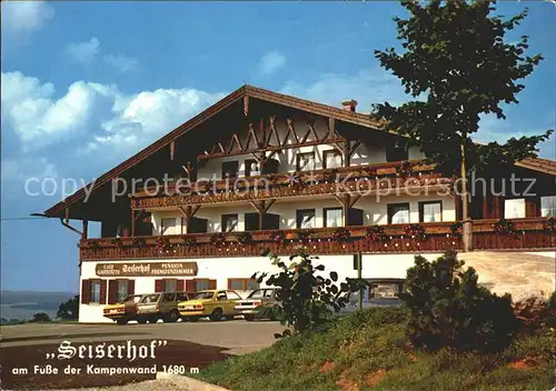 Bernau Chiemsee Cafe Pension Restaurant Seiserhof Kat. Bernau a.Chiemsee