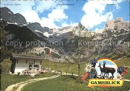 Werfenweng Gasthaus Gamsblick Kat. Werfenweng