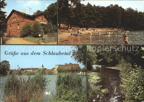 Schlaubetal Bremsdorfer Muehle Schervenzsee Ragowmuehle Kat. Schlaubetal