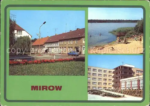 Mirow Karl Marx Strasse Mirower See Feierabendheim Kat. Mirow Mecklenburg