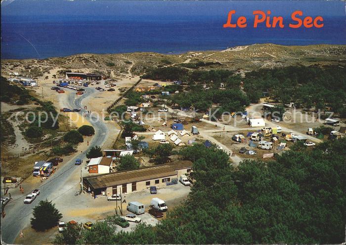 Gironde sur Dropt Le Pin Sec Fliegeraufnahme Camping Kat. Gironde sur