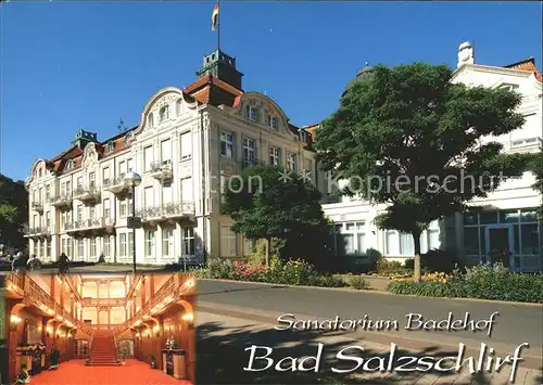 Bad Salzschlirf Sanatorium Badehof Kat. Bad Salzschlirf