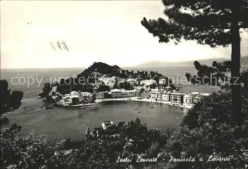 Sestri Levante oestliche Halbinsel Kat. Sestri Levante