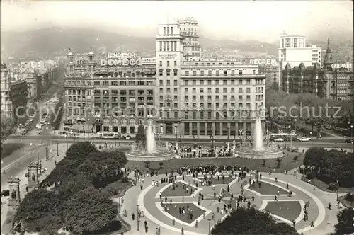 Barcelona Cataluna Rambla Fliegeraufnahme Kat. Barcelona