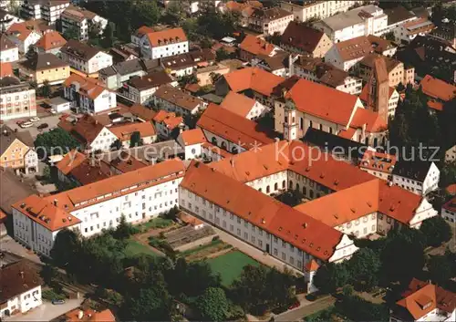 Bad Woerishofen Fliegeraufnahme Kloster mit Kneipp Kurhaus der Dominikanerinnen Kat. Bad Woerishofen