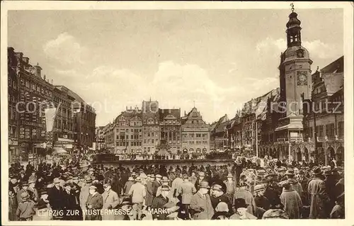 Leipzig Mustermesse Markt Kat. Leipzig