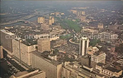 Philadelphia Pennsylvania Benjamin Franklin Parkway Philadelphia Museum of Art Penn Center area Air view Kat. Philadelphia