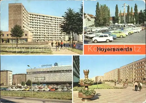 Hoyerswerda Wilhelm Pieck Str Platz der Roten Armee Centrum Warenhaus Liselotte Herrmann Str Kat. Hoyerswerda