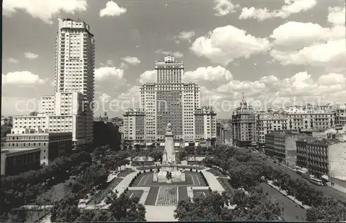 Madrid Spain Plaza de Espana Kat. Madrid