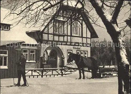 Manebach Der Moenchhof Pferdewagen Kat. Ilmenau