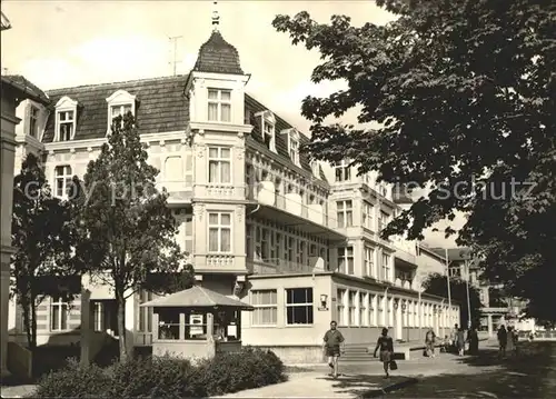 Ahlbeck Ostseebad FDGB Erholungsheim Bernhard Goering Haus I Kat. Heringsdorf Insel Usedom