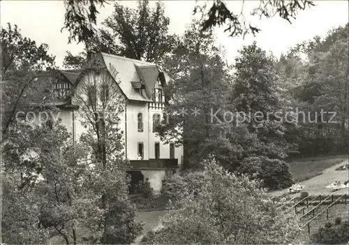 Gruenberg Augustusburg Erholungsheim Kaethe Kollwitz Kat. Augustusburg