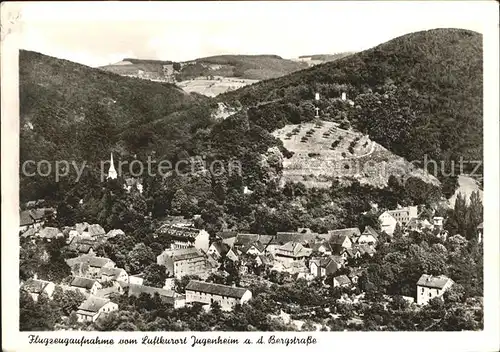 Jugenheim Seeheim Jugenheim Fliegeraufnahme Kat. Seeheim Jugenheim Bergstrasse