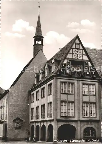 Wuerzburg Buergerspital Hl Geist Kat. Wuerzburg