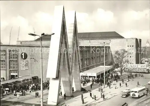 Leipzig Eingang zur Techn Messe Kat. Leipzig