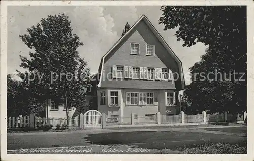 Bad Duerrheim Chrischona Kinderheim Kat. Bad Duerrheim