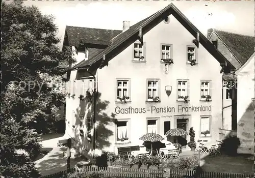 Goessweinstein Gasthaus Pension Frankenland Kat. Goessweinstein