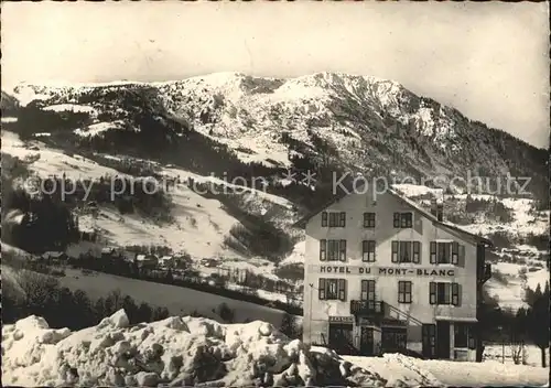 Les Houches Hotel du Mont Blanc Kat. Les Houches