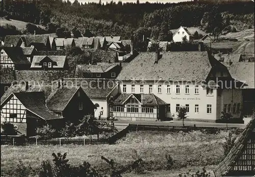 Erlau Thueringen Gasthaus Zur Gruenen Erle Kat. Sankt Kilian