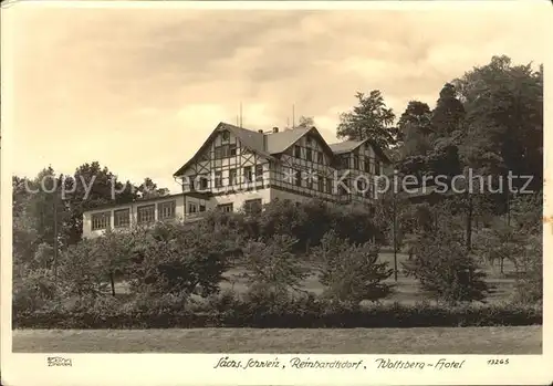 Reinhardtsdorf Schoena Wolfsberg Hotel Kat. Reinhardtsdorf Schoena