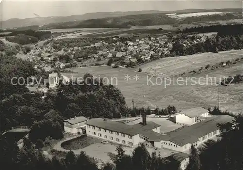 Frankenhain Thueringen Betriebsferienheim VEB Braunkohlekombinal Geiseltal Kat. Frankenhain Thueringen