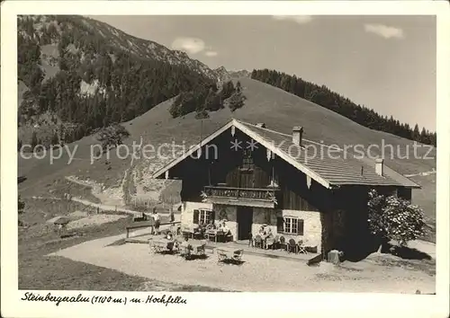 Hochfelln Ruhpolding Steinbergeralm Gasthof Kat. Ruhpolding